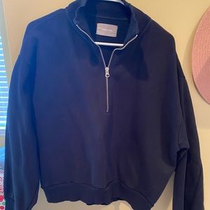 Everlane half-zip sweatshirt